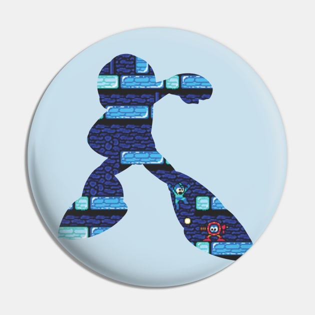 Mega Man - Background Cutout v.2 Pin by Desperado902