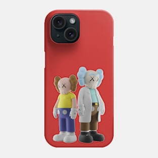 Rick and Morty kaws Phone Case