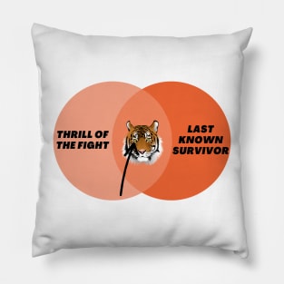 Venn Diagram: Songtext Eye of the Tiger Pillow