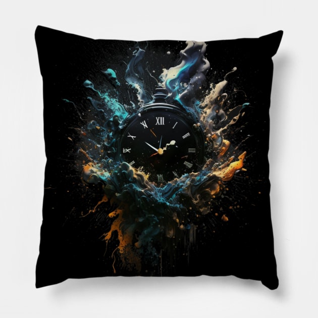 time explosion Pillow by myepicass