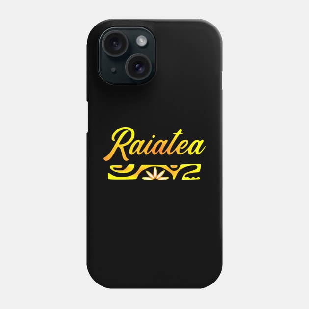 RAIATEA (sunset) Phone Case by Nesian TAHITI