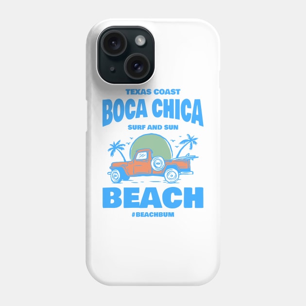 BOCA CHICA BEACH T-SHIRT Phone Case by Cult Classics