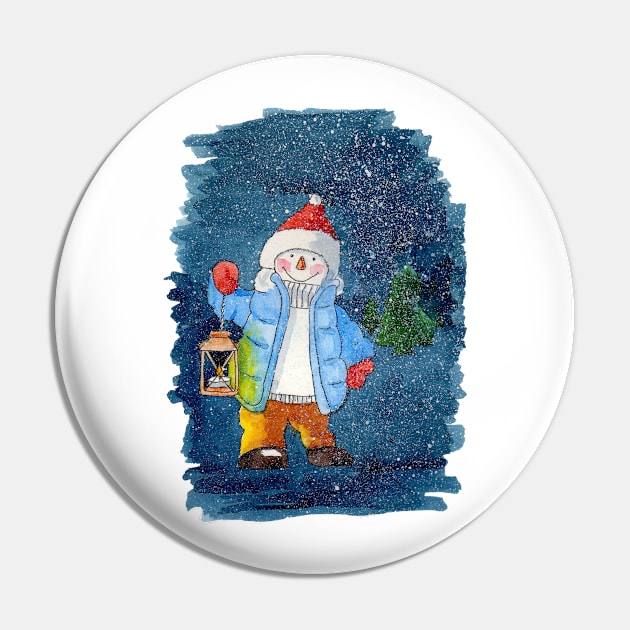 Snowman Season Pin by MMcBuck