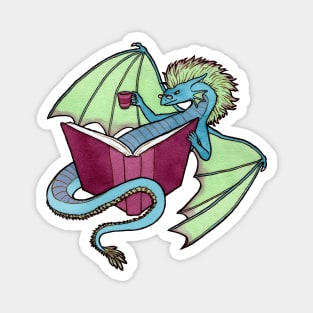 Bookwyrm: A Book Dragon Magnet