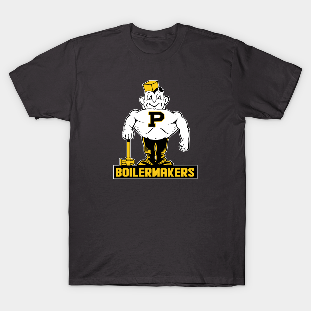Vintage Boilermaker mascot - Purdue - T-Shirt