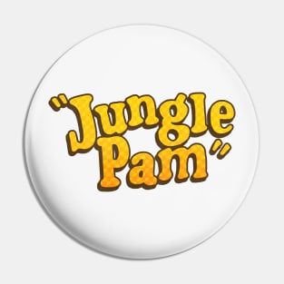 Jungle Pam - Retro 70s Car Drag Racing Icon Pin