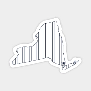 New York Baseball Magnet