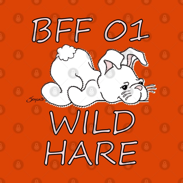 BFF 01 WILD HARE Matching Design for Best Friends by ScottyGaaDo