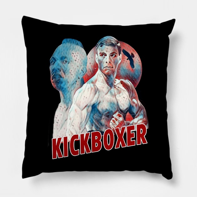 kickboxer Pillow by RetroScribbles