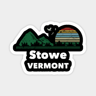 Mountain Sunset Flying Birds Outdoor Stowe Vermont Magnet