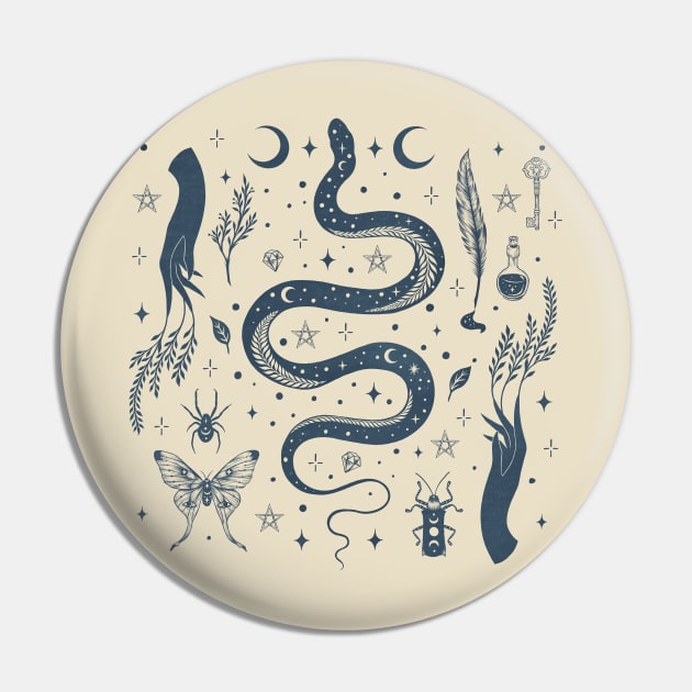 Mystical Collection Pin by Episodic Drawing