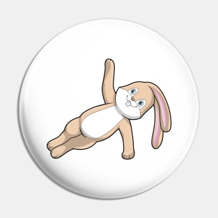 Bunny at Yoga Stretching Pin