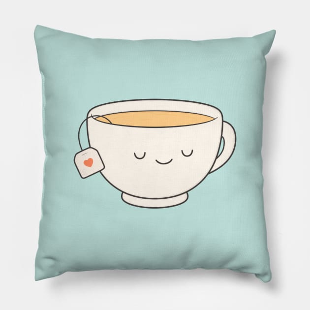 Teacup Pillow by kimvervuurt