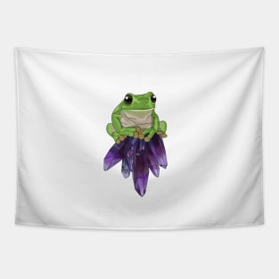 Crystal frog Tapestry