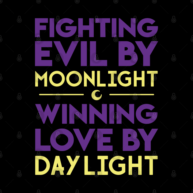 Fighting Evil by Moonlight by J31Designs