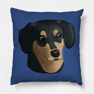 Daisy the Hound (Large Design) Pillow