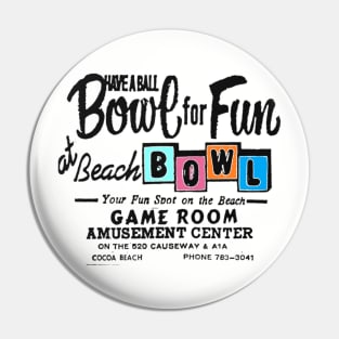 Beach Bowl Pin