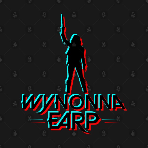 Wynonna Earp Retro Glitch - Black by VikingElf