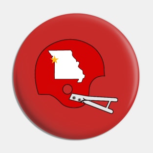 Kansas City Football Missouri Vintage Helmet Pin