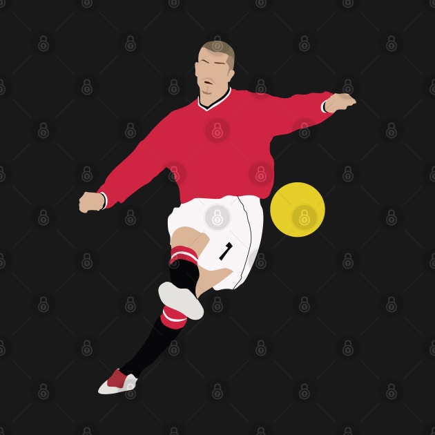 David Beckham 7 Man United Legend by Jackshun