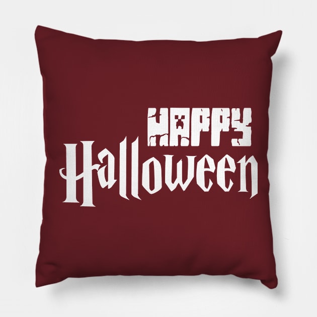 Happy Halloween Pillow by EleganceSpace