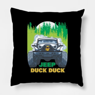 Duck Duck Jeep Pillow