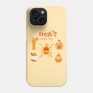 Orange Fresh Summer Fruit Phone Case