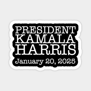 President Kamala Harris (Text 2) Magnet