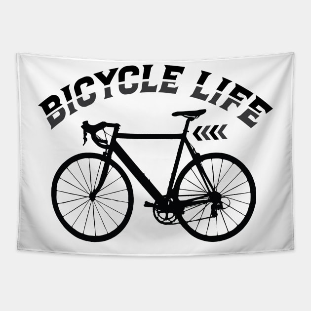 Bicycle Life Tapestry by Nataliatcha23