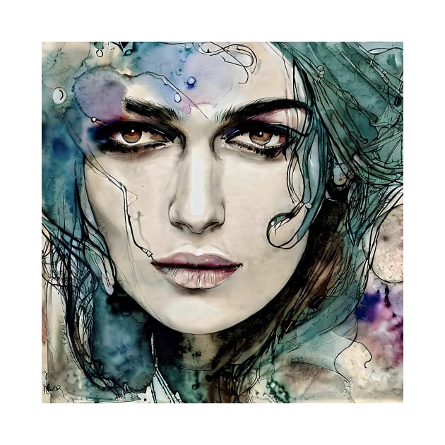 portrait of Keira Knightley by bogfl