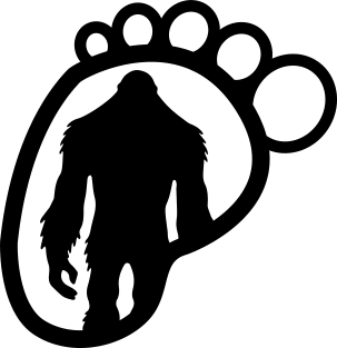 Bigfoot Footprint Magnet