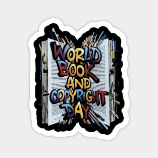 World Book And Copyright Day Magnet