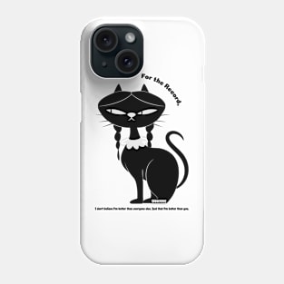 Wednesday Addams For the Record Phone Case