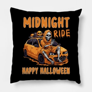 Jdm Spooky Halloween Style Skeleton Pumpkin JDM Drift Car Pillow