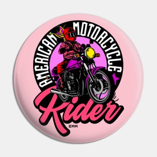 american motorcycle rider girl Pin