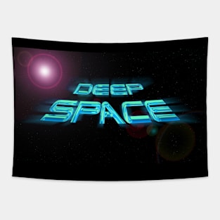 Deep Space - Light Blue Tapestry