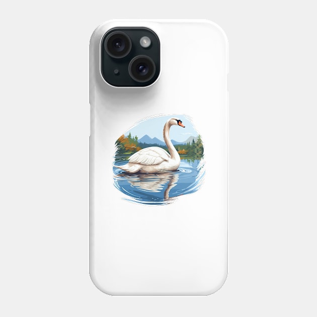 White Swan Phone Case by zooleisurelife