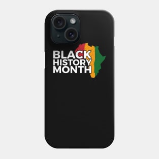 black history month map Phone Case