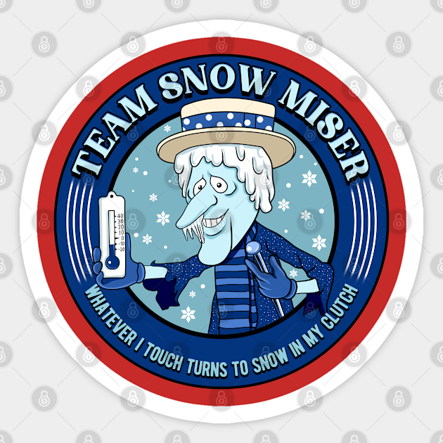 Team Snow Miser - Snow Miser - Sticker