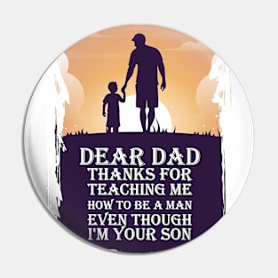 Fathers Day shirt gift all ages Pin