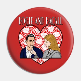 Bogie and Bacall Pin