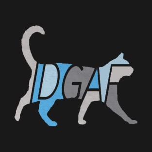 IDGAF The Cat Motto T-Shirt