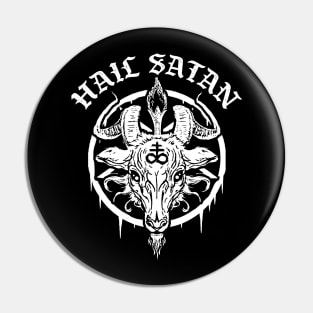 Baphomet Hail Satan Pin