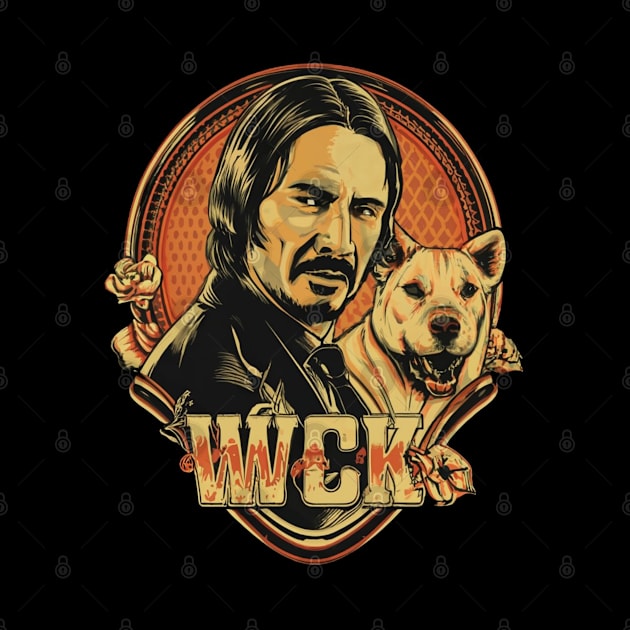 John Wick and dog by Aldrvnd