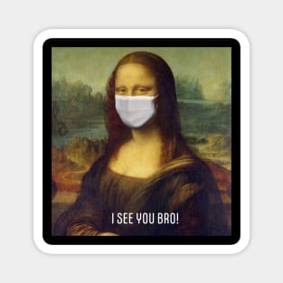 Monalisa-covid-19 Magnet