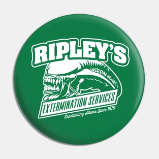 Ripley's Extermination Services Pin