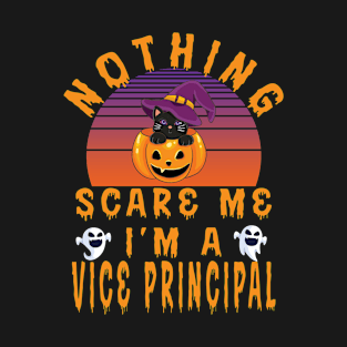 Nothing Scare Me I'M A Vice Principal - Halloween Gift For Vice President T-Shirt