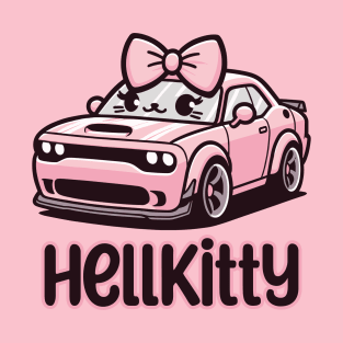 Cute Hellcat Kitten T-Shirt