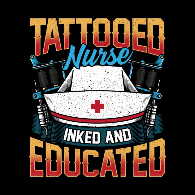 Tattooed Nurse Inked And Educated RN Tattoo Lover by theperfectpresents