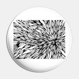 Beautiful floral hand drawn illustration Pin